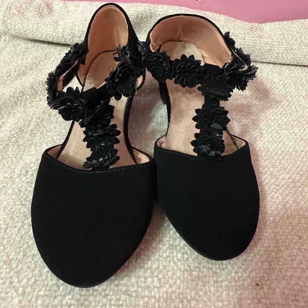 Trinkets girls' black patadorma shoe size 13